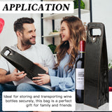 Portable Bottle Wine Gift Bag Champagne Beer Holder for Picnic Party, Christmas