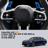 Paddle Shifter Extension Decor Cover For BMW 5 Series G60 2024-up X1 U11 X3 G45