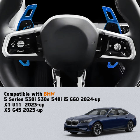 Paddle Shifter Extension Decor Cover For BMW 5 Series G60 2024-up X1 U11 X3 G45