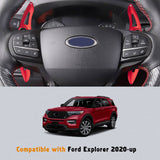 Paddle Shifter Extension Decoration Cover Accessories For Ford Explorer 2020-up
