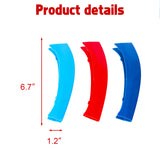 M Tri-Color ABS Insert Trim Front Kidney Grill For BMW X3 2011-2017 X4 2014-2018