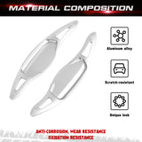 Silver Aluminum Paddle Shifter Extension Cover Kit For Kia Stinger 2018-2023