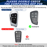 x xotic tech Mech Style Heavy Metal Key Fob Cover Compatible with Chevy Silverado 1500, GMC Sierra 1500 2022-2025, Chevrolet Tahoe 2024-2025, Zinc Alloy Key Case Protector Shell Keychain