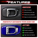 x xotic tech Door Handle Bowl Cover Decor Trim for Jeep Wrangler JL JLU 2018-up Gladiator JT 2020-up Interior Accessories(4Pcs)
