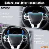 Aluminum Paddle Shifter Extension Decoration Cover For Ford Explorer 2013-2019