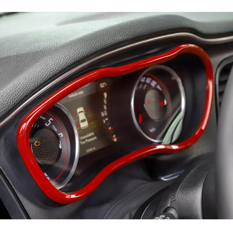 For Dodge Challenger 2015-up Dashboard Panel Display Frame Cover Trim