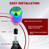 JDM Universal Aluminum 5 Speed Manual Car Gear Stick Shift Knob Shifter Lever