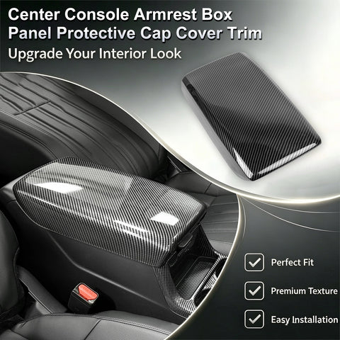 Wood/ Carbon Style Center Console Armrest Box Cover Trim Accessories For Honda CRV 23+