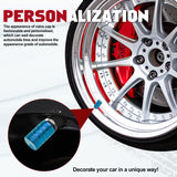 4pcs American Flag Tire Valve Stem Cover Caps Anodized Aluminum Alloy, Corrosion Resistant Leak-Proof Wheel Valve Cap Set, Universal for Cars Trucks Motorcycles SUVs