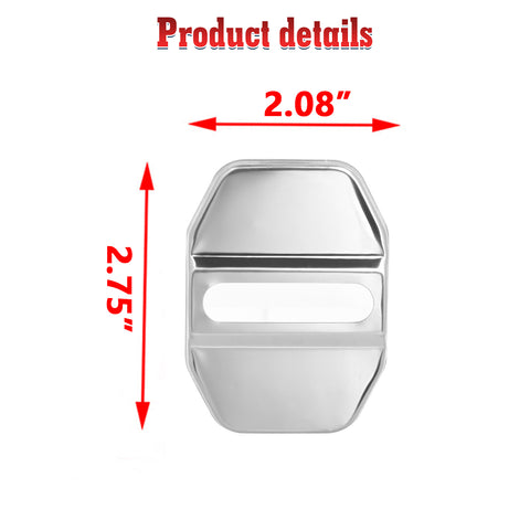 Stainless Steel Car Door Lock Buckle Decoration Trim For BMW 3 5 Series X1 X3 X5