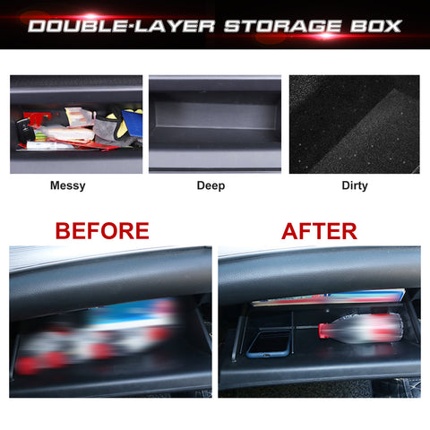 Front Glove Box Storage Organizer Insert Tray For Honda Accord 10th Gen 18-22