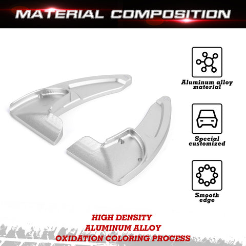 Black Forged ABS Paddle Shifter Extension For Dodge Charger Chrysler 300 2015-21