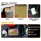 x xotic tech Motorcycle Silicone License Plate Frames, Motorbike License Plate Holder, Rust Proof, Rattle Proof, Weather Proof