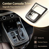 Wood/ Carbon Style Console Gear Shift Panel Trim Accessories For Honda CRV 23-up