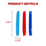 Set Tri-Colored Front Kidney Grille Strips Clip Cover For BMW X5 G05 2024 2025