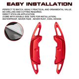 Red Aluminum Paddle Shifter Extension For Hyundai Ioniq 5 N Ioniq 6 N 2024-up
