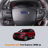 Paddle Shifter Extension Decoration Cover Accessories For Ford Explorer 2020-up