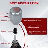JDM Universal Aluminum 5 Speed Manual Car Gear Stick Shift Knob Shifter Lever
