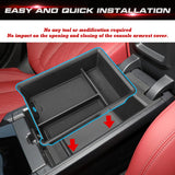 Xotic Tech Center Console Organizer Compatible with BMW 3 Series G20 2019-2024 4 Series G22 i4 G26 2021-2024 Console Armrest Storage Box Tray Accessories