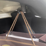 2PCS Aluminum Rear Trunk Tote Grocery Bag HandBag Organizer Holder Strong Load Capacity Hanger Hook Compatible with Tesla Model 3 2018-2023