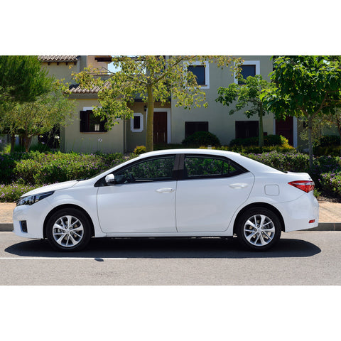 Black Window Pillar Posts Door Trim Piano Cover For Toyota Corolla 2014-2018