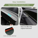 2pcs/Set Dashboard Panel Wrap Decor Cap for Tesla Model 3/Y Highland Juniper