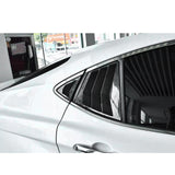 Side Window Louver Blinds Sun Shades Trim For Toyota Camry 2025-2026 Gloss Black
