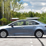 Black Window Pillar Posts Door Trim Piano Cover For Toyota Corolla 2019-2025