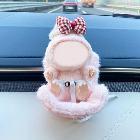 Cute Doll Mini Safety Seat Air Vent Clip Car Interior Decoration Accessories