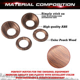 Peach Wood Grain Front Rear Audio Speaker Ring Cover Trim For Honda CR-V 17-2022