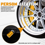 Xotic Tech 4pcs Tire Valve Stem Cover Caps Anodized Aluminum Alloy, Corrosion Resistant Leak-Proof Wheel Valve Cap Set Exterior Accessories, Universal for Cars Trucks Motorcycles SUVs and Bikes