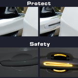 Auto Door Open Handle Bowl Warning Reflective Night Safety Stickers Decoration