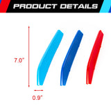 x xotic tech M-Colored Stripe Grille Insert Trims Compatible with BMW 7 Series F01/F02 2013 2014 2015 730i 740i 750i 760i 730Li 740Li 750Li 760Li Kidney Grill (9-Beams Standard Grille)
