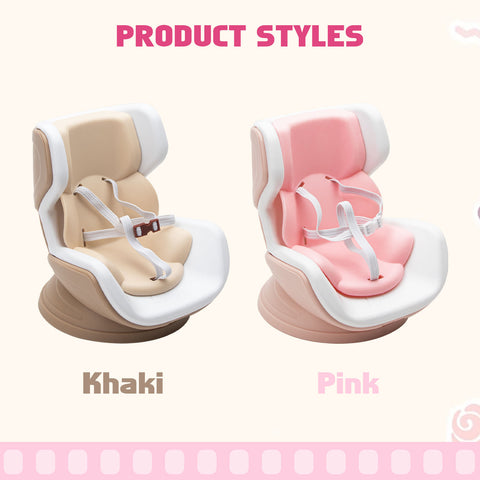 Cute Doll Mini Safety Seat Air Vent Clip Car Interior Decoration Accessories