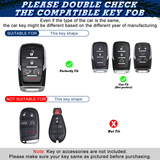 Black Soft Silicone 5 Button Remote Key Fob Cover Case for RAM 1500 2500 3500