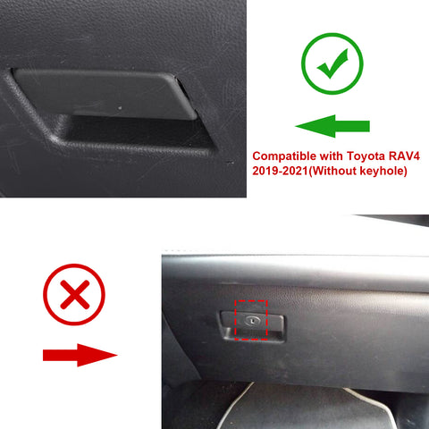 Full Set Carbon Fiber Style Interior Dashboard Instrument Air Vent Multifunction AC Switch Button Glove Box Handle Accessories Cover Trim Combo Kit, Compatible with Toyota Rav4 2019-2021