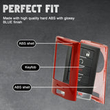 Xotic Tech Glossy ABS Key Fob Shell Cover, Compatible with Cadillac ATS CTS XTS DTS SRX Escalade Chevrolet C7 Corvette 4 5 6 Buttons Smart Keyless Entry Key OUC6000066 5923887 22756465