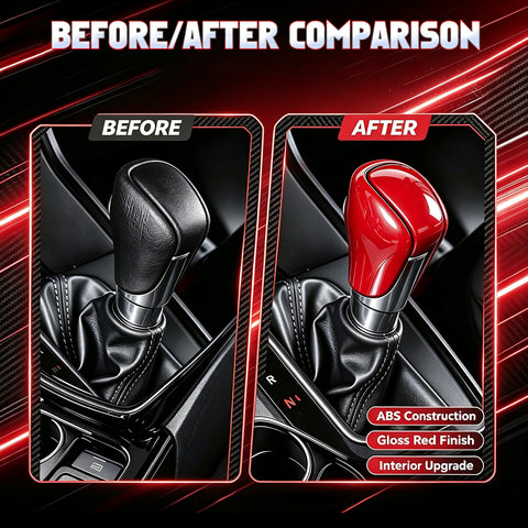 Gear Shifter Head Trim Shell Sticker Accessories For Honda Civic Accord CR-V