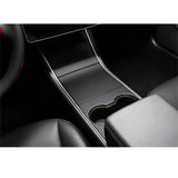 4pcs/Set Center Console Wrap Decor Sticker Accessories for Tesla Model 3/Y 17-20