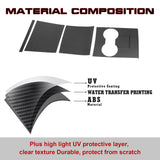 4pcs/Set Center Console Wrap Decor Sticker Accessories for Tesla Model 3/Y 17-20