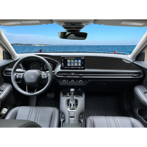 Black Dashboard Mat Poly Carpet DashMat Non-Slip Cover For Honda HRV 2023-2025