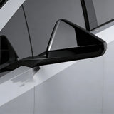 x xotic tech Door Side Rearview Mirror Cover Caps Protection Compatible with Tesla Cybertruck 2024 2025 Left & Right Exterior Accessories, (2PCS, Matte Carbon Fiber Pattern)