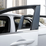 x xotic tech Pillar Post Side Door Window Cover Trim Pre-Cut Molding, Compatible with Honda CRV 2017-2022 (Glossy Black)