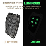 x xotic tech Mech Style Heavy Metal Key Fob Cover Compatible with Chevy Silverado 1500, GMC Sierra 1500 2022-2025, Chevrolet Tahoe 2024-2025, Zinc Alloy Key Case Protector Shell Keychain