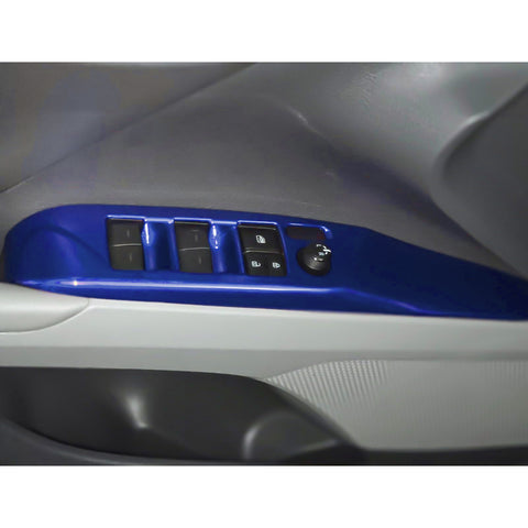 4pcs/Set Window Lift Switch Panel Overlay Trim Fit Toyota Camry 8th Gen 2018-25