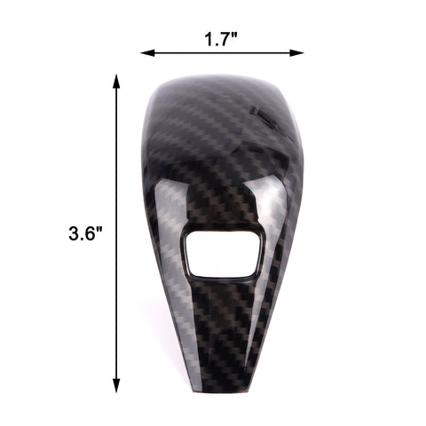 Carbon Fiber Style Gear Shift Knob Water Cup Holder Decor For BMW 3-Series G20