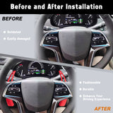 Aluminum Paddle Shifter Extension Decoration Cover For Cadillac XTS 2013-2019
