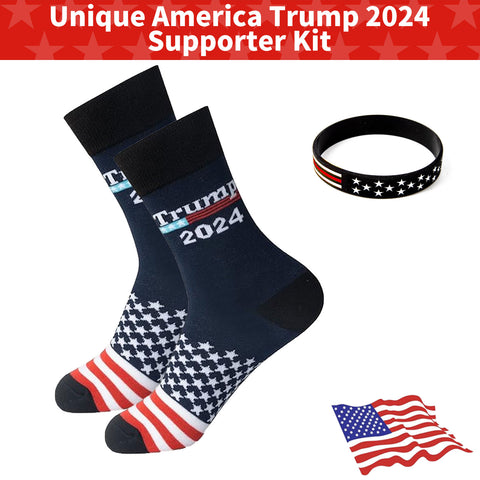 x xotic tech Trump 2024 Socks Men Women, Donald Trump President Unisex Funny Gift Socks Novelty Cotton Crew Socks MAGA Make America Great Again Sock American Flag Gag Gift