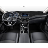 Black Dashboard Mat Poly Carpet DashMat Non-Slip Cover For Nissan Sentra 2020-25