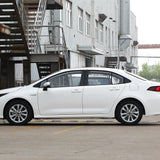 Black Window Pillar Posts Door Trim Piano Cover For Toyota Corolla 2019-2025